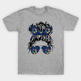 Autism Mom With Sunglasses T-Shirt